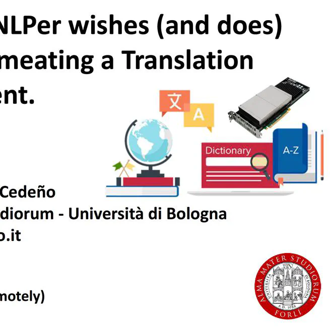 What an NLPer wishes (and does) when permeating a Translation Department