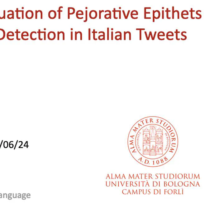 Towards the Disambiguation of Pejorative Epithets to Improve Misogyny Detection in Italian Tweets