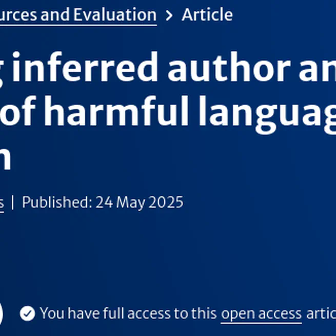 📈 New paper published at LRE (if. 1.7)